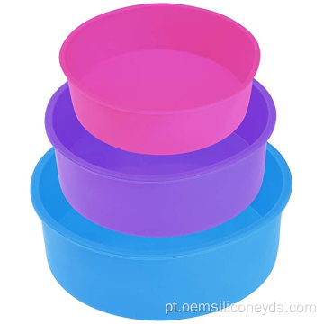 Molde do bolo de silicone feito sob encomenda para o bolo de cozimento